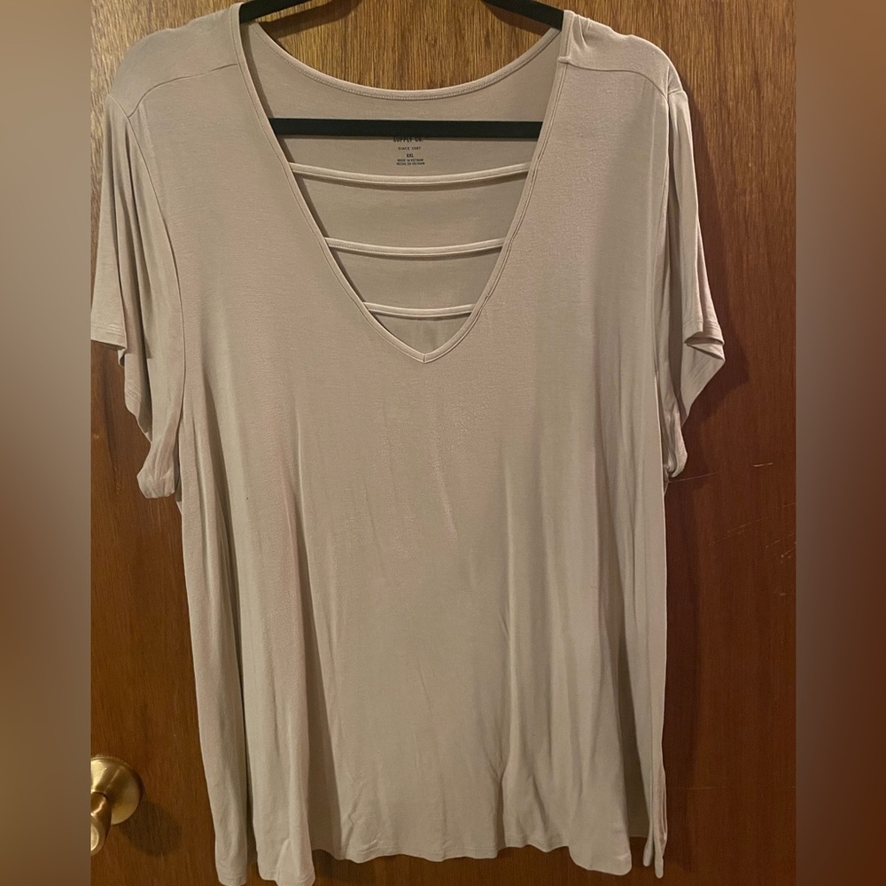 BLUSH/MAUVE SHIRT